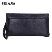 Tas Genggam Pouch Kulit Fullhardy BLCKA 2501-1 BL