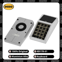 Doio Cyberpad KB17-B01 Mini Keyboard Dual Mode Bluetooth Wireless Aluminum Alloy RGB Backlit Mechanical Keyboard Pc Accessories