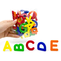 Magnet Huruf Nombor Alfabet ABC 123 Magnet Peti Sejuk Plastik Mainan Pendidikan Tadika Belajar Huruf