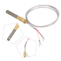 Gas Fireplace 24 Inch Thermocouple 750 ℃ Millivolt Replacement Long Thermocouples Thermopile For Gas Ovens Grills Boilers
