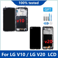 original Display For LG V10 H900 H901 VS990 LCD For LG V20 VS995 H918 H910 LCD Display Touch Screen Digitizer with Frame