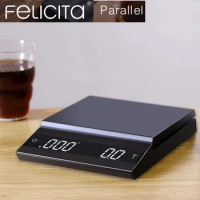 Felicita Parallel coffee scale with Bluetooth digital scale pour coffee Electronic Drip Coffee Scale with Timer