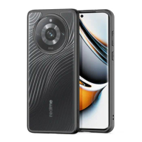 DUX DUCIS Crystal Clear Case for Realme 11 Pro Plus with Flowing Lines Back Cover