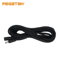New DC12V Power Extension Cable Male To Female2.5*6mm Connector For CCTV camera Security Black 5M 10m 15m Power cable