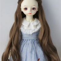 【JUSUNS】JD028 Boneka SD BJD Doll Wig 1/3 Alice Fantasy Synthetic Mohair Wigs 8-9 inch 21-23cm Wig BJD Doll Accessories