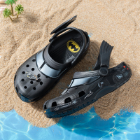 crocs Kajia Classic Batman Sports Car Clogs Mens Beach Shoes Outdoor Closed-Toe Slippers Breathable 