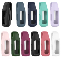 Protective Cover For Fitbit inspire 3 Cases Full Screen Protector Shell Metal Clip Holder For Inspire3 Smart Watch Part