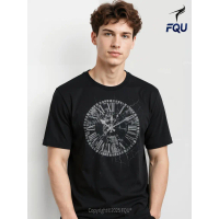 FQU 420 Graphic Marijuana Weed THC Cannabis CBD Stoners T-shirt Elastic Fit Unisex for Halloween and