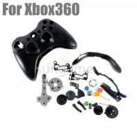 1set For XBox 360 Wired Controller Case Gamepad Protective Shell Cover Full Set With Buttons Analog Stick Bumpers