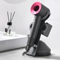 For Dyson Metal Stand Portable Bracket Punch Free Hair Dryer Holder Bathroom Organizer With Super Magnetic Storage Rack