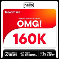 TSEL PAKET INTERNET BULANAN OMG! 160K