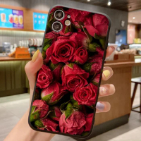 Pattern Case For Oppo Realme 8 9 Pro Plus 5G SE 5 6 7 5i 6i 7i 9i 5S 6S 8S Flower Fashion Soft Silicone Protect Phone Cover Case