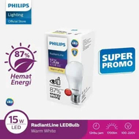 Lampu Philips RadiantLine Bohlam LED 3W 5W 7W 9W 11W 13W 15W 15W Kuning