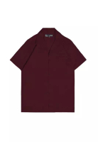 Russ & Co Russ Shirt Kemeja Bowling Tangan Pendek Blozz Red