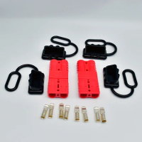 50A Battery Quick Connect Disconnect Wire Harness Plug Kit 4 Pcs Battery Cable Quick Connect Disconnect Plug for Winch Auto Car