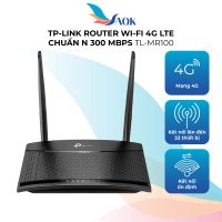 Router Wifi 4G LTE TP-Link chuẩn N 300Mbps TL-MR100 - Hàng chính hãng
