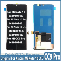 Original LCD For Xiaomi Mi Note 10 Lite LCD For Xiaomi Mi note10 Display Note 10 Pro CC9 Pro Screen Touch Digitizer Assembly