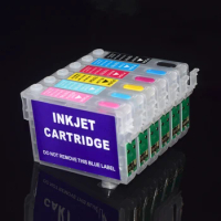 T0791 T0792 T0793 T0794 T0795 T0796 Refillable Ink Cartridge With ARC Chip For Epson 1400 PX700W PX800FW P50 PX830FWD 1430