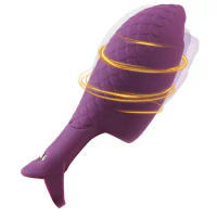 Female Clitoral Pleasure Finger Vibrator, Fish-Shaped Clitoral Stimulator Sex Toy, 10 Kinds of Strong Vibration, Suitable for G