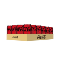 福利品/即期品【Coca-Cola 可口可樂ZERO SUGAR】易開罐330ml(24入/箱)