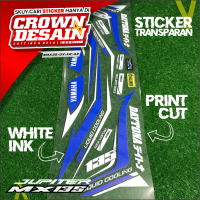 (COD)Striping UV MX 135 New Variasi Transparan - Stiker Lis Striping Jupiter MX 135 New Desain Racin