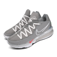 Nike 籃球鞋 Lebron XVII Low 男鞋 氣墊 避震 包覆 明星款 XDR外底 灰 白 CD5006004