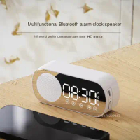 New Z7 smart Bluetooth speaker gift alarm clock mirror clock audio mini speaker Bluetooth audio