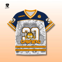 Kaos Jersey Anak Readystok Garfield Navy | Drifit Adem & Nyaman