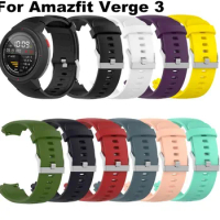 DHL 50PCS High Quality Amazfit Verge Bands Soft Silicone Strap for Huami Amazfit Verge A1801 Smartwatch Activity Tracking Strap