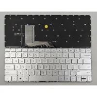 New For HP Spectre X360 13-4000 13-4100 13-4200 13T-4000 13T-4100 13T-4200 13-4103DX US Backlit Laptop Keyboard Sliver