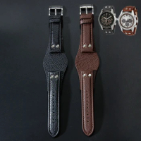 For Fossil Ch3051 Ch2564 Ch2565 Ch2891 Tray Waterproof Sweat-Proof Soft Comfortable Leather Men's Watch Band Accessories 22mm