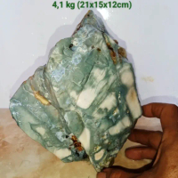 batu akik bahan hijau Garut  (460)
