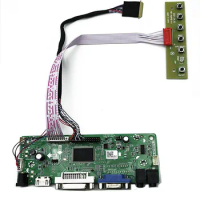 New Control Board Monitor Kit for LTN156AT09 HDMI+DVI+VGA LCD LED Screen Controller Board Driver