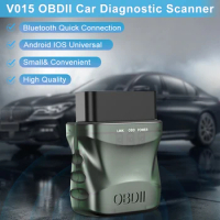 Bluetooth OBD2 Scanner ELM327 V1.5 Bluetooth-compatible Mini ELM 327 OBD Code Reader for iOS Android PC Car Diagnostic Tool