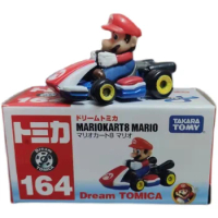 TAKARA TOMY TOMICA Mario Kart 150 Dinosaur 144 Super Mario Diecast Alloy car model Children's Day gift, decorated room toys