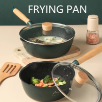 Lightweight Household Frying Pan Wok Deep Fryer Non Stick Pot Set Cooking Food Pancake Egg Pan Suitable for Gas Induction Cooker
