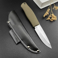 Outdoor Portable BM 200 Puukko Fixed Knife D2 Blade Rubber and Plastic Handles Military Tactical Kni