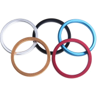 [KIWJKALKFJEIOVKX]5.5cm Silver Glod Blue Black  Rings Delay  Stainless steel Material  Rings