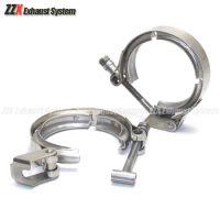 Universal Quick release Stainless steel 2" 2.5" 3" 3.5" Exhaust downpipe v band clamp v-band clamps V clamp clip 1.5 inch