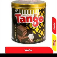wafer tango coklat kaleng
