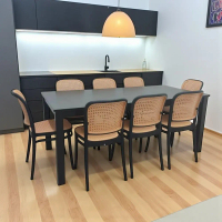 star99team - 9986 and All Chairs Dining Table 8 Person Large Size Dining Table Dining Chair 180x90c