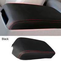 Car Armrest Box Pad Cover Center Console Handrail Box Protection Microfiber Leather for Toyota Camry 2012 2013 2014 2015-2017
