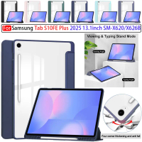 เคสหนังอะคริลิคบางเฉียบ, สำหรับ Samsung Tab S10 FE+ S10 FE Plus, หน้าจอขนาด 13.1 นิ้ว, 5G SM-X620 X6