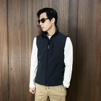 美國百分百【全新真品】Calvin Klein 刷毛背心 立領 男款 CK 背心外套 深灰 CZ12