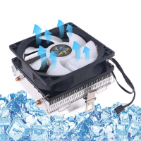 CPU Cooler, เงียบ, LGA/2011/115X/775, หม้อน้ำระบายความร้อน PC 3 ขา, หลอดทองแดง 2 อัน, พัดลมระบายความ
