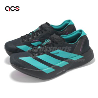 adidas 競速跑鞋 Adizero Adios Pro 4 M 男鞋 黑 綠 厚底 緩衝 輕量 運動鞋 愛迪達 IH9693
