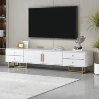 TV Stand for 65+ Inch TV, TV Media Console Table, Modern TV Stand with Storage, TV Console Cabinet Furniture for Living Room