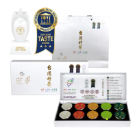 【定迎ITQI得獎茶】御用皇家國禮小罐茶葉禮盒-銀色6g*10入附提袋(外交部指定專用國禮茶 共0.1斤)