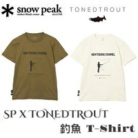 [ Snow Peak ] TONEDTROUT 釣魚短T恤 / 聯名款 日本製 / TT2020SNP-CS020