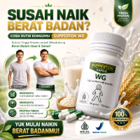 Supperton Kapsul WG Penggemuk Badan Aman Efektif Menambah Berat Badan Meningkatkan Nafsu Makan Nutri